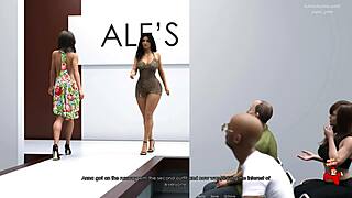 Anna's exciting affection in catwalk playthrough episode 54