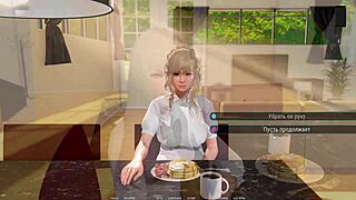 Ever imagined a cute blonde milf teacher in ripped clothes getting wild?