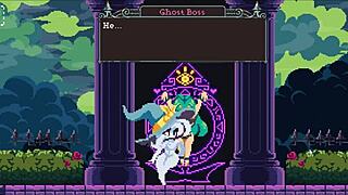 Check out this hentai game episode with giant boobs crushing the boss