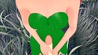 Tinker Bell grown up, so I bang her while another fairy watches!