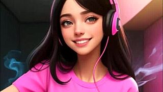 What secrets does AI-generated Mona hide in this hentai?