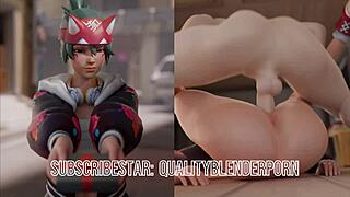 Exclusive Overwatch Porn Compilation Showcases Riding And Big Tits In Action