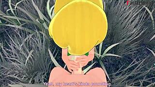 Tinker Bell grown up, so I bang her while another fairy watches!