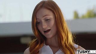 Cherry, the tushy blonde bombshell, gets her ass gaped in doggystyle and missionary, ending with a creampie.