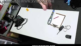 reese robbins caught shoplifting strip searched fucked by guard 😈