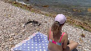 Did I find a random guy at the beach to fuck me in hentai style?