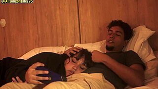 Watching Netflix With My Stepsister, But I Couldn't Resist Fucking Her Mouth, Almost Got Caught