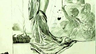 Discover vintage erotic drawings from antique collections