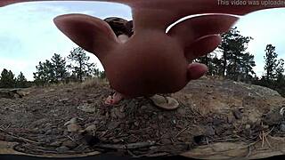 Giantess shrinks boss for punishment in 360 VR 😈