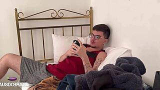 I love how Novinho x Dotado - Lucas 100 handles monster cocks and toys