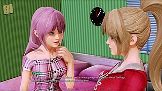 Harem hotel 139 features anime characters in a game setting