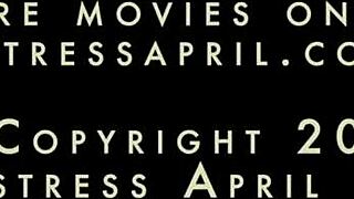 Dominatrix Mistress April Punishes Slave Rose Over Phone Mishap