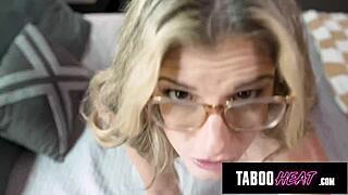 TabooHeat milf duo Cory Chase and Kat Marie in wild foursome with stepsons! 😍