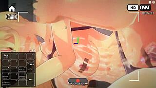 blonde girl is getting fucked hard in this hentai anime