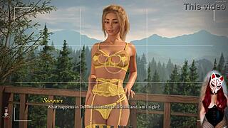 dreamland episode 16 features a stunning blonde giving an outdoor footjob in the fresh air