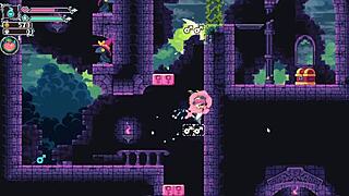 Check out this hentai game episode with giant boobs crushing the boss