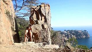 Unforgettable Outdoor Sex with Hot Couple on Public Path