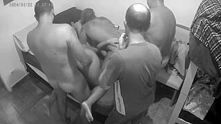 i rented my apartment via the app and discovered a massive orgy with anal toys, licking, big tits, swallowing, fingering, and orgasms