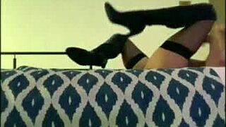 Home video with unknown latina leads to a holiday party gathering