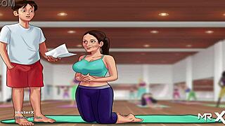 Summertime Saga, wanna do yoga with me every day?