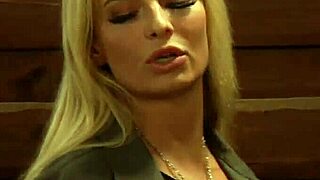 Busty pale white lesbian slave whipped hard with big natural boobs