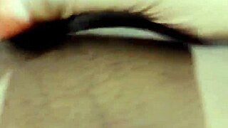 rubbing limp little clitty and pissing while in ripped dress and panties