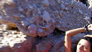 Latina mom ridin' cock on beach... damn, forgot my lines!