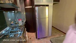 I slam my stepsister in her student uniform with raw intensity.