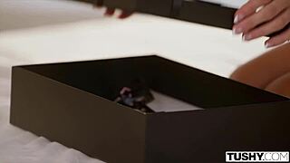 Tushy tight hot blonde Dakota Lyn loves to show off her flawless ass.