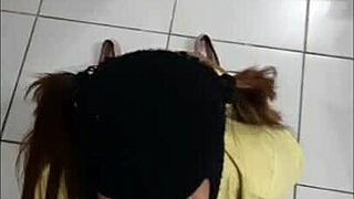 Boss doesn't leave my ass now that I gave it to him doggy style