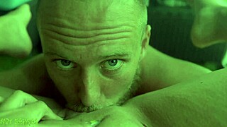 Young Asian with blue eyes moans during pussy eating orgasm! 😍💦