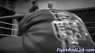 petite euro babe wrestles busty lesbian in catfight