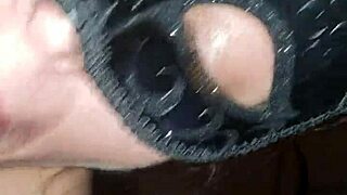 milf sucks rough masked cock in pov