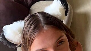 Macy Meadows squirts as trick-or-treater with Scott Stark?