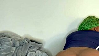 young girl humps pillow after gym workout