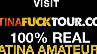 Big-tits Colombian whore rides big white cock POV.