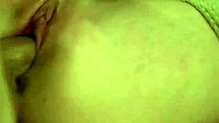 Squatting blonde gets hard flogged