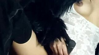 Blue surprises with her wet toy play just for you