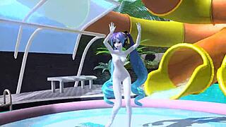 Hatsune Miku Dear Cocoa Teases with Her Sensual Naked Dance, Revealing Those Big Tits