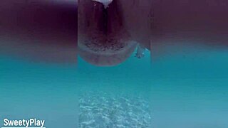 uhh, multiple creampie underwater, cum just keeps comin inside!