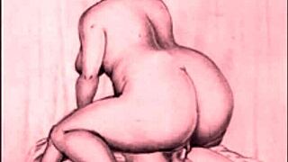 Vintage Erotic Drawings Showcase Stunning Big Tits and Ass