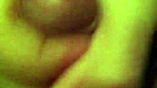 The guy is cumming after intense action