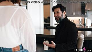 big ass sophia burns gets surprise visit from ex friend's boyfriend for hardcore