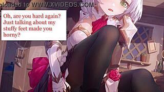 Genshin Impact JOI Solmaid JOIS Ep1 - Noelle's New Servant Paizuri Foot Worship Footjob Gentle Femdom