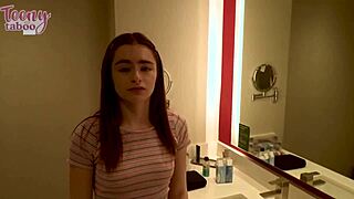 I am Reese Robbins, 18yo stepdaughter, got pussy creampied by Seth Brogan