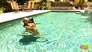 She called her lesbian friend upon arrival and they shared a passionate kiss outdoors with small tits and big ass.