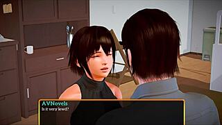 My New Family 314 With Erotic Big Tits Brunette