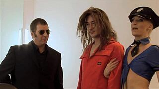 Two mature sluts with big tits join an orgy, getting facials from monster cocks