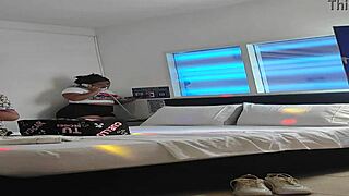 Mature whore cheats on husband with her young 18+ step-nephew in homemade scene