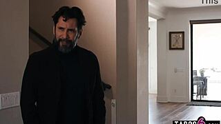 big ass sophia burns gets surprise visit from ex friend's boyfriend for hardcore